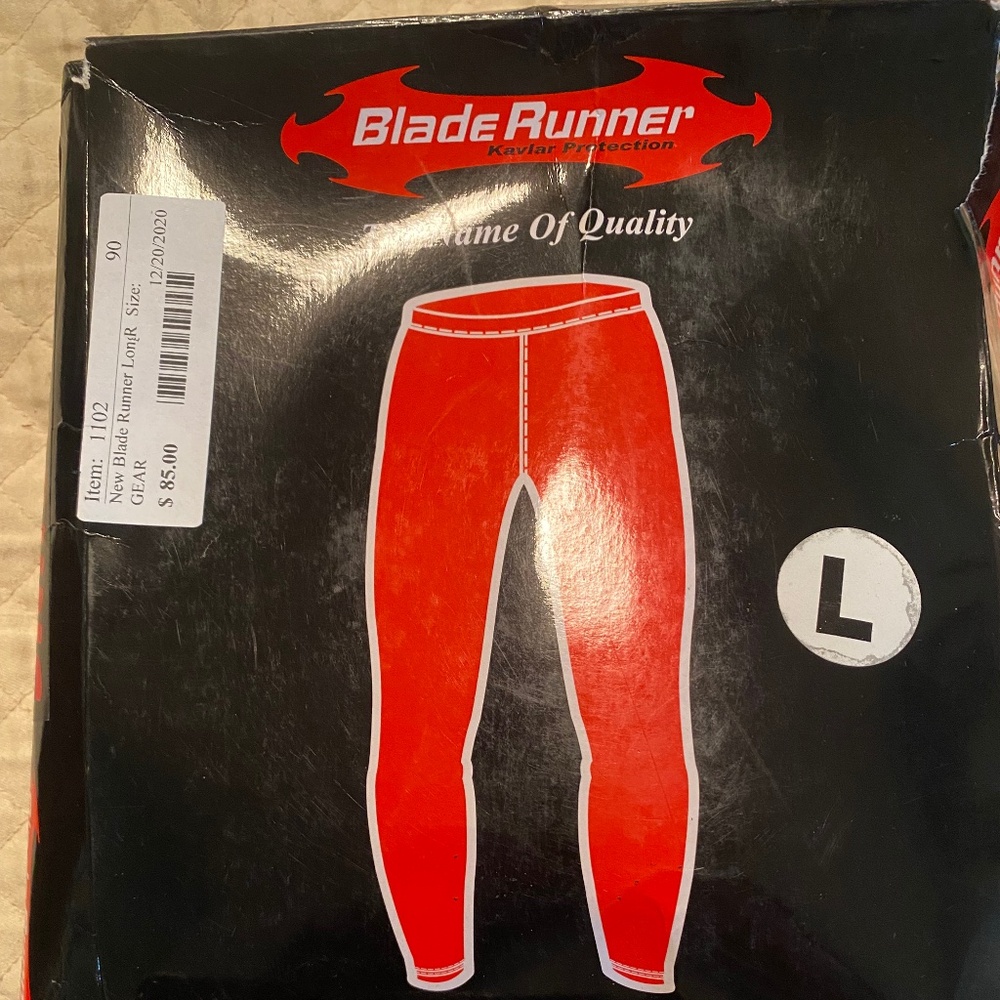 Blade runner Kevlar long johns large